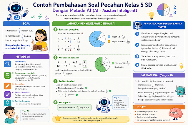 Belajar Pecahan Jadi Lebih Mudah dengan Metode AI