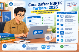 Cara Daftar NUPTK Terbaru 2026: Syarat, Berkas, dan Cara Pengajuan melalui Verval PTK