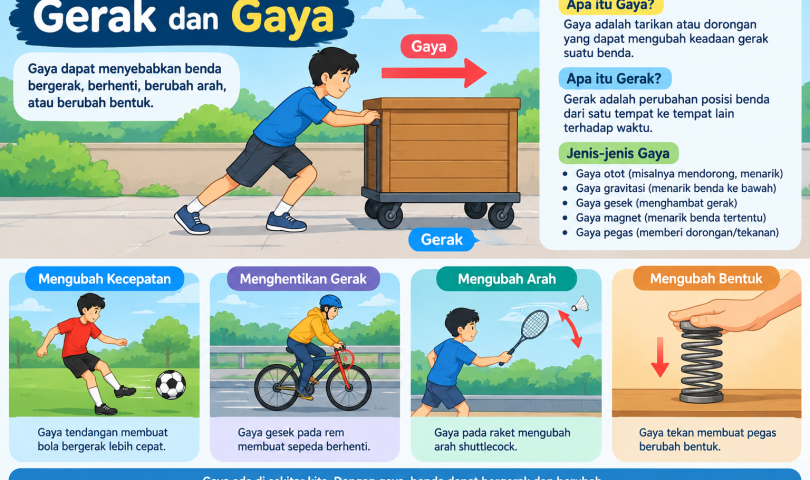 Materi Gerak dan Gaya SMP