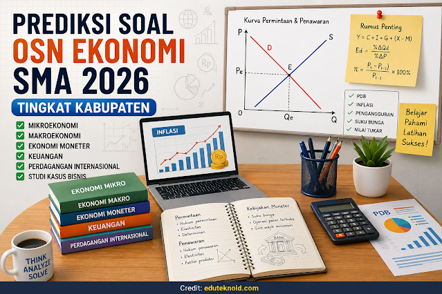Prediksi Soal OSN Ekonomi SMA 2026 Tingkat Kabupaten Lengkap dengan Pembahasannya