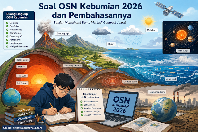 Soal OSN Kebumian 2026 dan Pembahasannya Panduan Lengkap, Strategi Belajar, dan Contoh Soal untuk Calon Juara (1)
